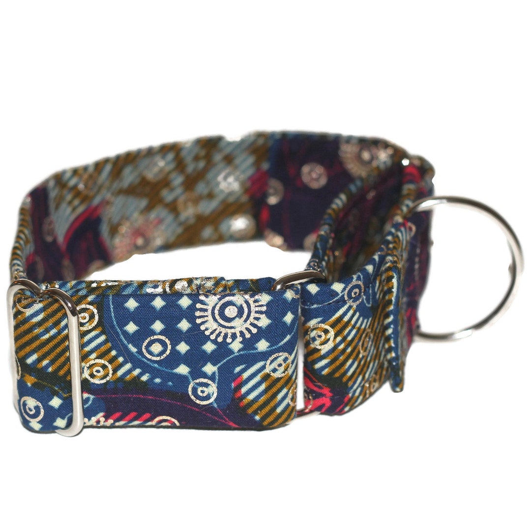 Gold Tie Dye, Martingale Dog Collar, Buckle Collar, Puppy Training