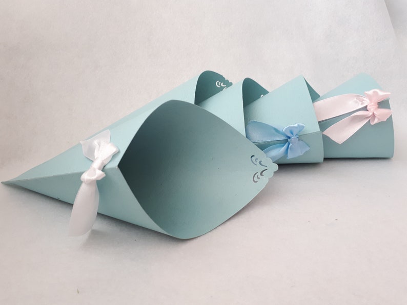 50 Blue paper cones Embossed paper cones Rose petal cones Openwork cones Confetti toss cones Wedding petal cones Tossing petal cones