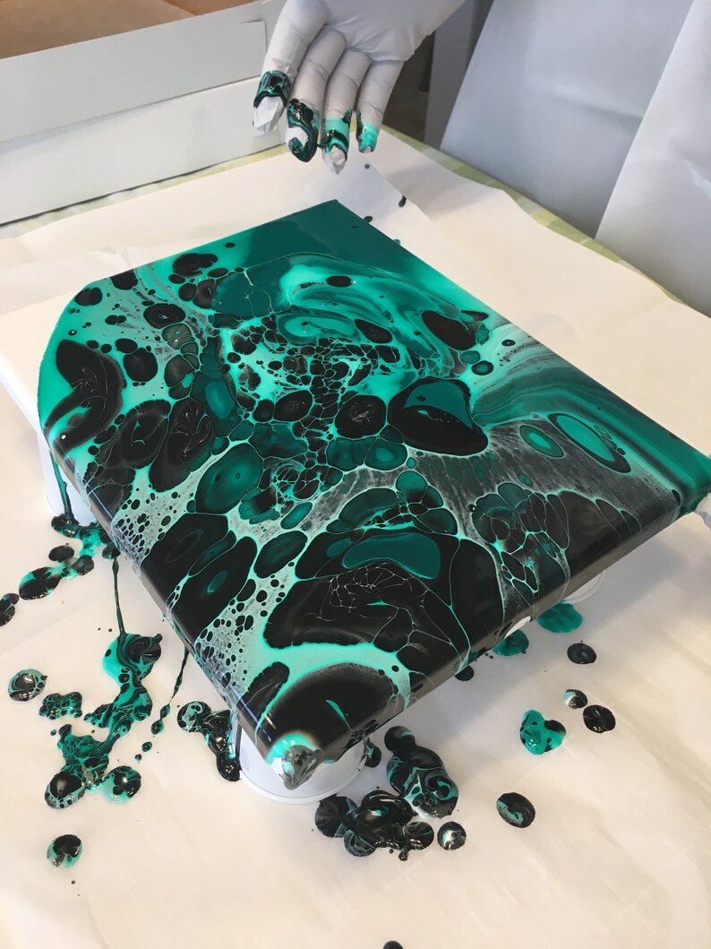 Acrylic Pouring Kit Paint Your Own Diy Painting Painting Etsy