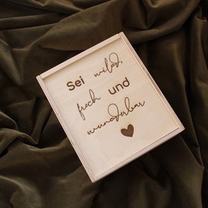 | REMINDER BOX personalized wooden box | Baby, Baptism, Birthday, Wedding, Gift, Storage, Star Child, Valentine's Day, Mother's Day