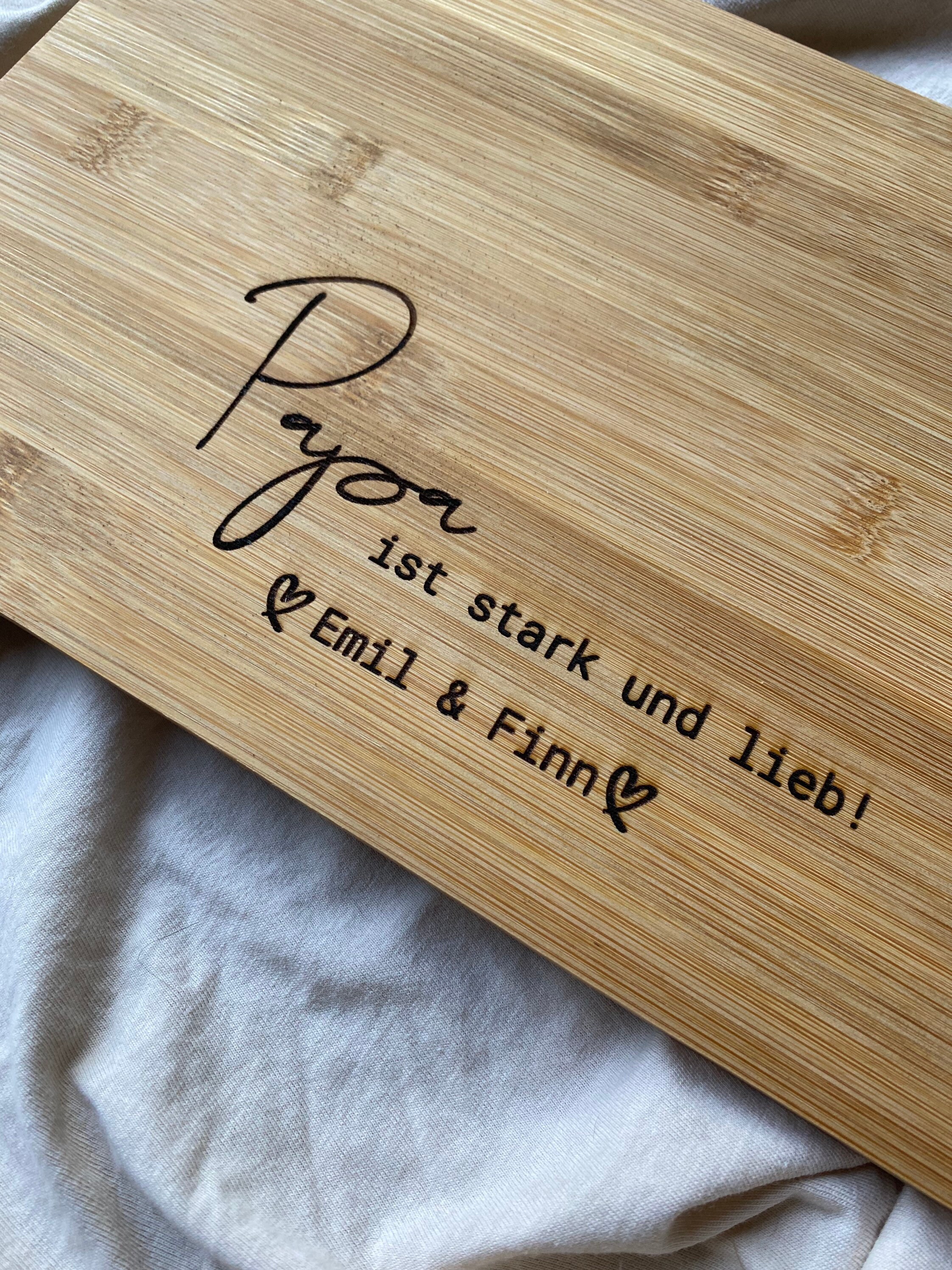 CUTTING BOARD | made of bamboo wood with individual engraving, gift, …