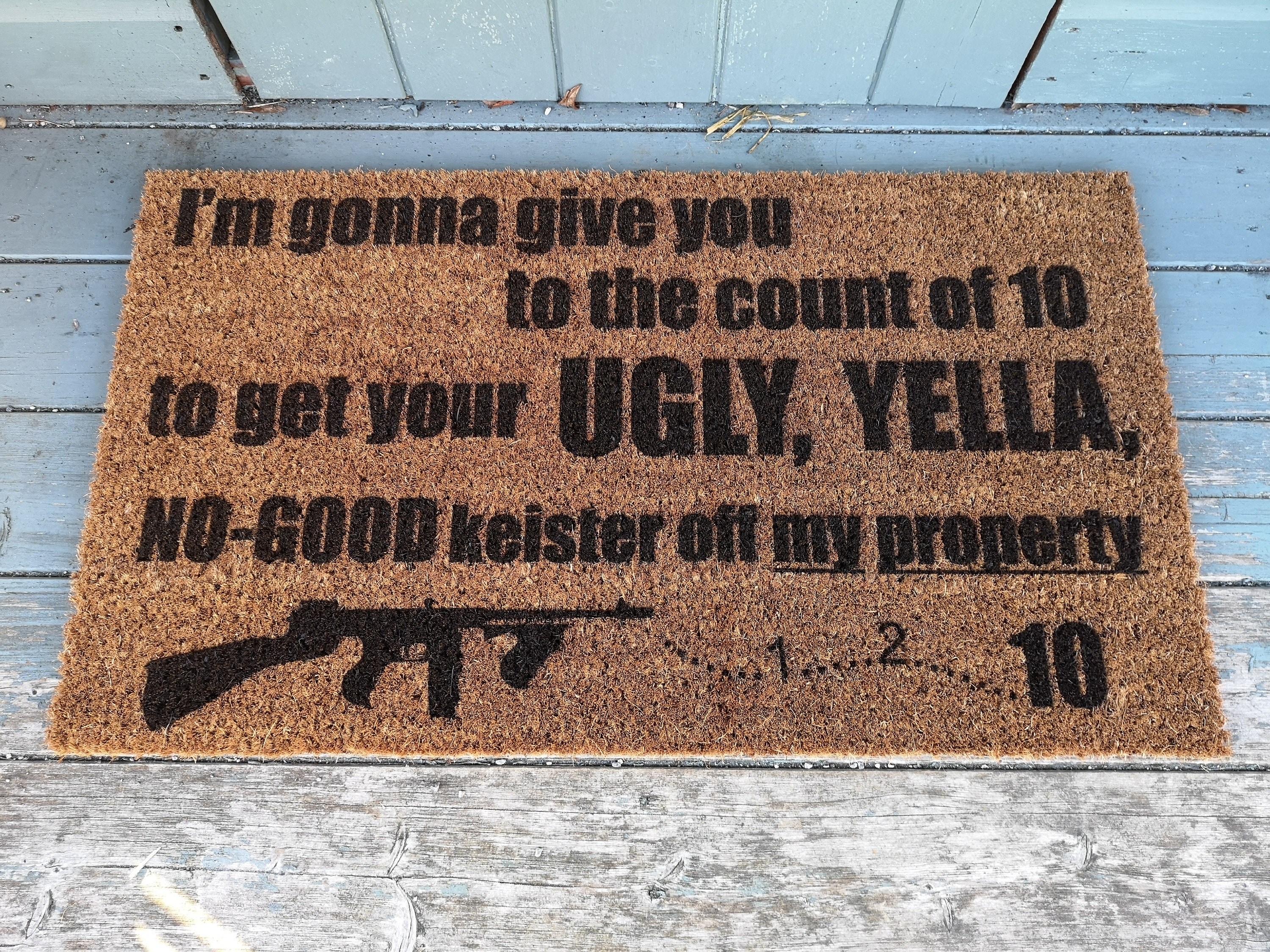 Home Alone Inspired Door Mat Home Alone Gift Funny Quote Etsy UK