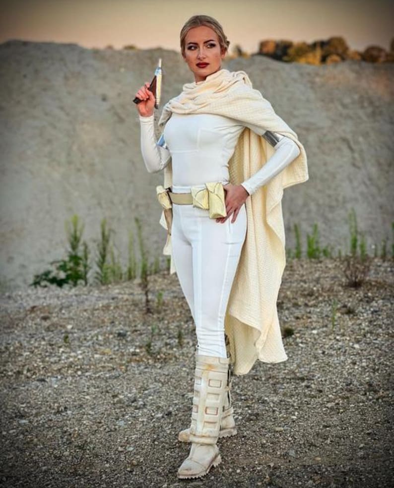 Padme Costume Arena Battle Suit Cosplay Star Wars Rebel Legion Etsy