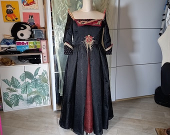 Rhaenyra Targaryen tailormade gown. House of the dragon costume.