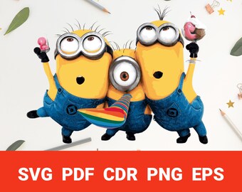 Download Minion Birthday Svg Etsy