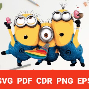 Joyeux Anniversaire Minions Etsy