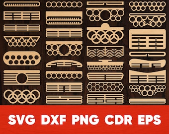 Medal Holder SVG: Award Display Hanger, Laser Cut File