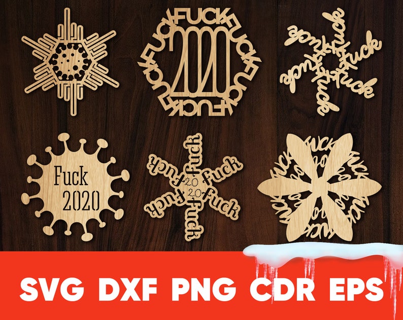 Download Fuckflake SVG Fuck 2020 SVG Covid ornament svg Svg ...