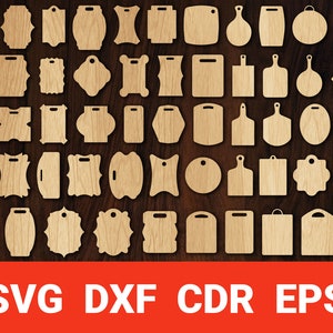 Può includere: Un set di 36 diverse forme e dimensioni di tagliere in legno. I taglieri sono realizzati in legno naturale e hanno un colore marrone chiaro. Le forme includono cerchi, ovali, quadrati, rettangoli e altro ancora. I taglieri sono perfetti per tagliare, servire e presentare il cibo.