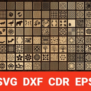 Vierkante Achtbaan svg LaserGesneden Silhouet Keukenapparatuur Laser Coaster Cricut Snijbestand cdr