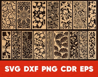 Flower Wall Decoration svg, Cricut Silhouette Laser Cutting Machine cnc, Room Divider Screen Frame