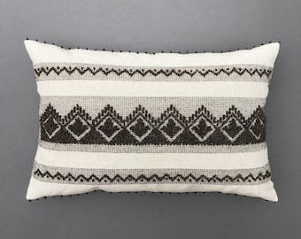 Woven Geometric Cushion