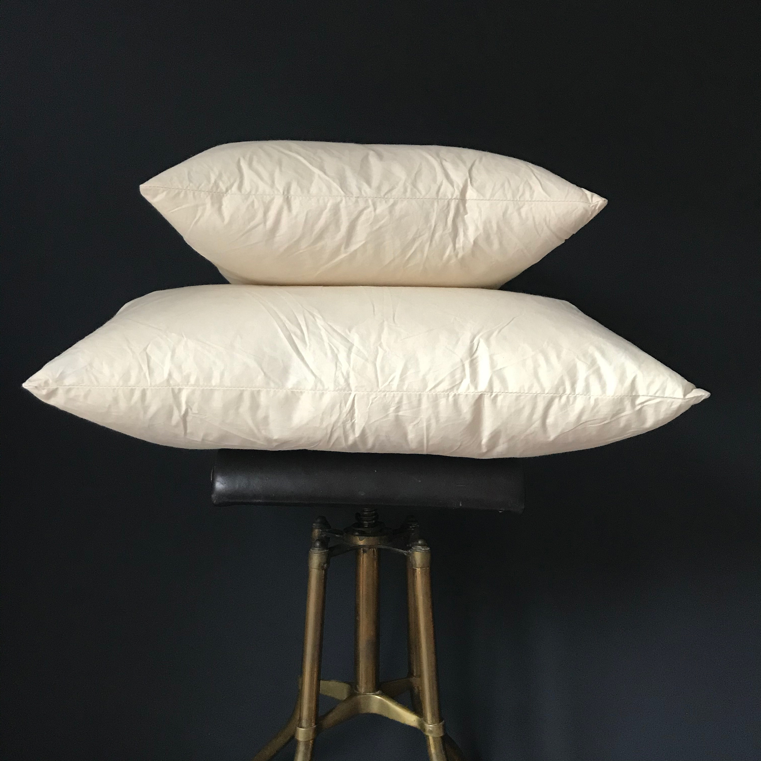 Duck feather cushion pads square 18x18 cushion Etsy