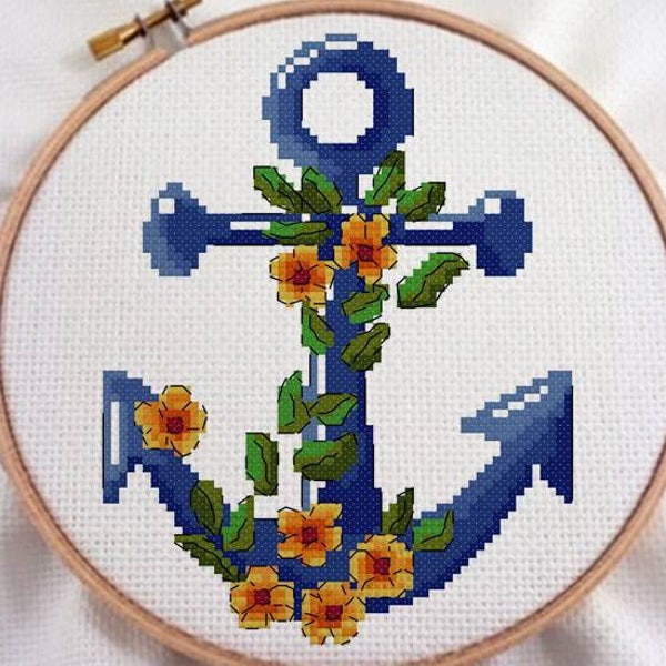 Anchor Cross Stitch Etsy