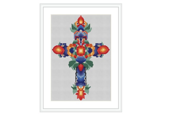 Religion Cross Stitch Religious Pattern Embroidery Etsy