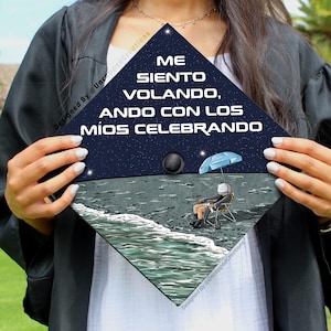 Rauw Alejandro Grad Cap Design: Puerto Rico Reggaeton Cardstock