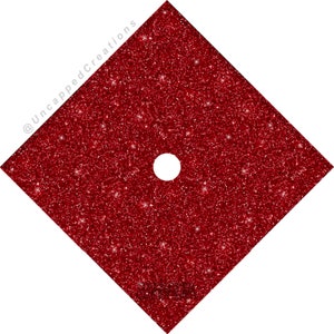 Maroon Glitter CARDSTOCK for Grad Cap | BLANK Template | burgundy glitter grad cap, diy grad cap, how to design your grad cap, class of 2024