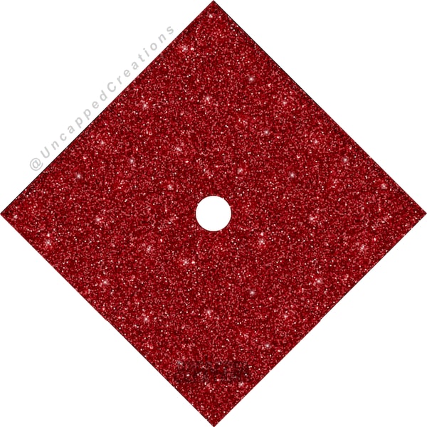 Maroon Glitter CARDSTOCK for Grad Cap | BLANK Template | burgundy glitter grad cap, diy grad cap, how to design your grad cap, class of 2024