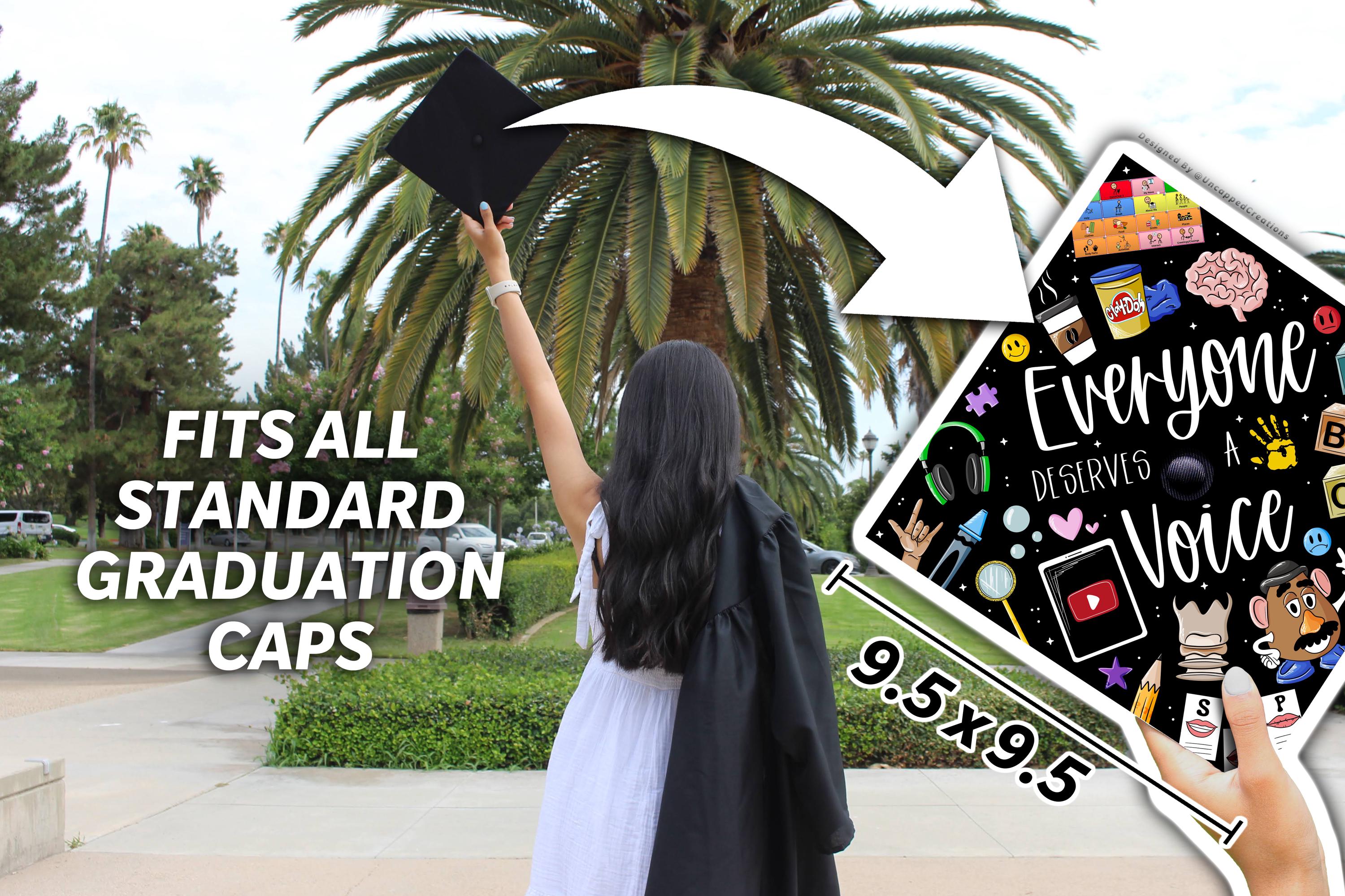 Slp Grad Cap SLP Graduation Cap | PRINTED Grad Cap Topper | Last Minute Graduation ...