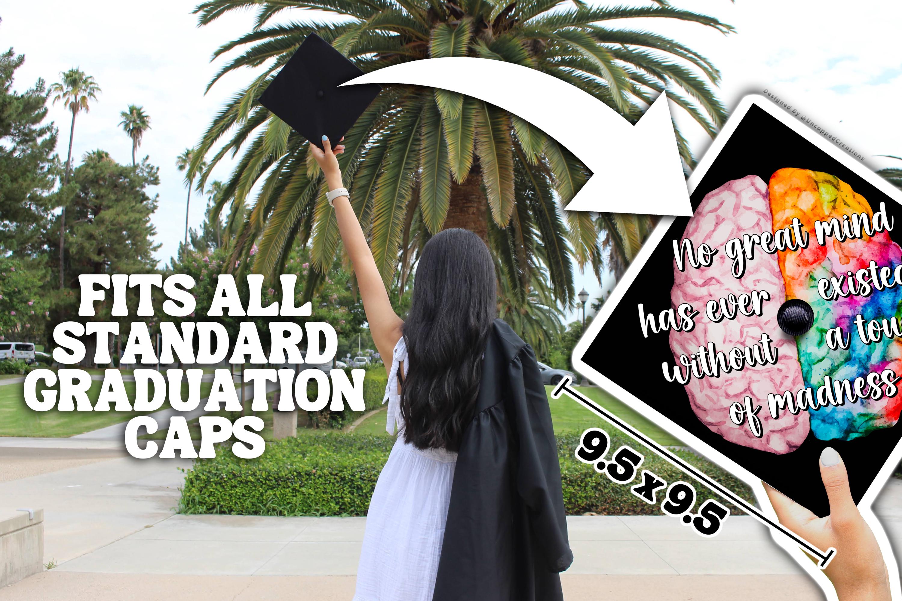 Psychology Graduation Cap | PRINTED Grad Cap Topper | Last Minute ...