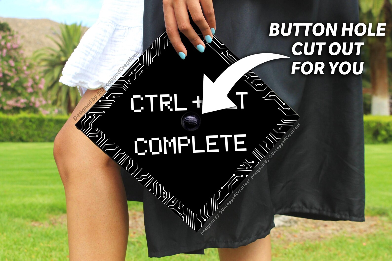 Engineer Graduation Cap Engineer Graduation Cap | PRINTED Grad Cap Topper | Last Minute ...