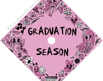 Karol G Grad Cap Design | CARDSTOCK Graduation Cap Design | album, music, reggaeton, manana sera bonito grad cap, bichota season grad cap