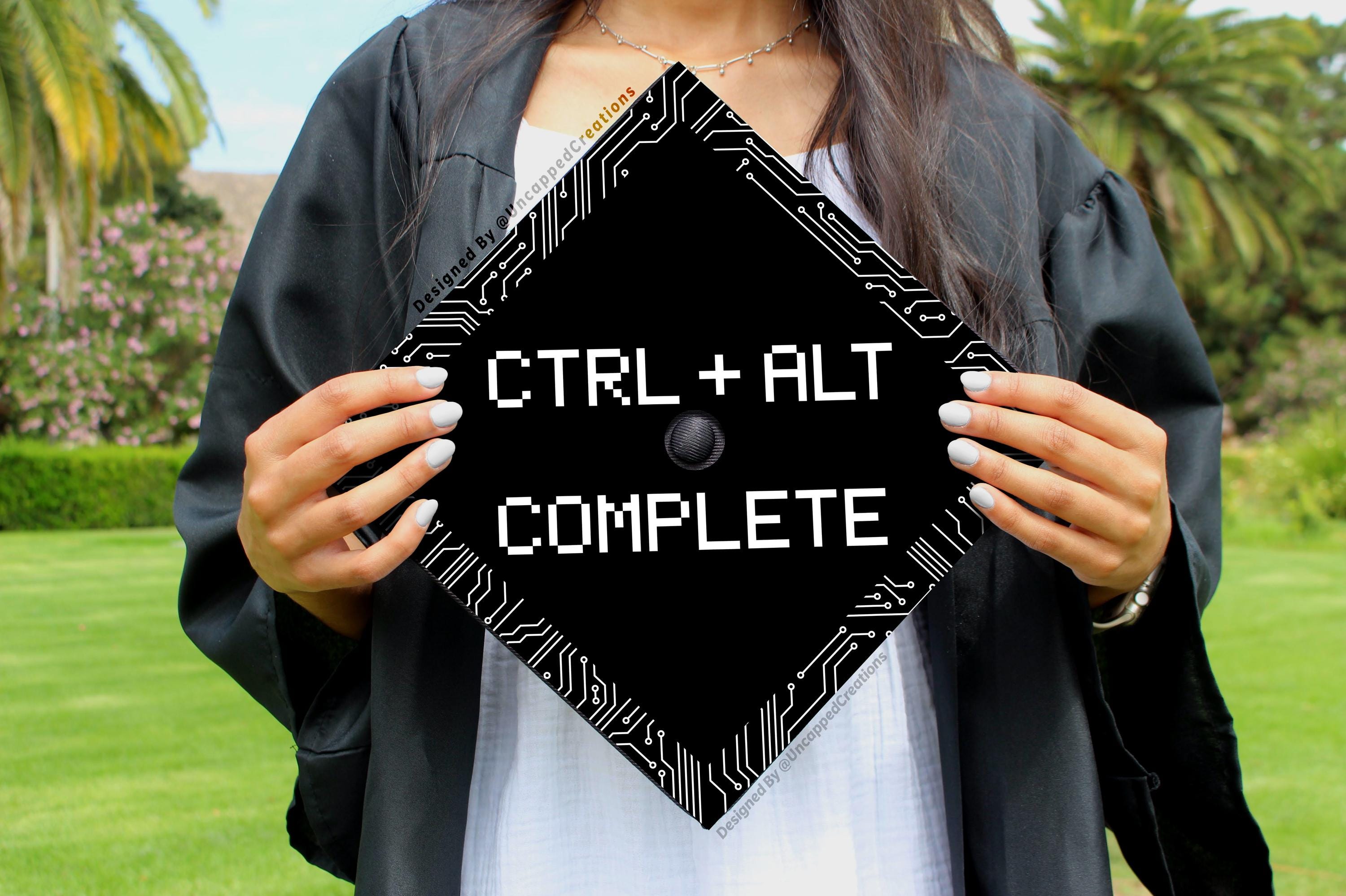 Engineer Graduation Cap | PRINTED Grad Cap Topper | Last Minute ...