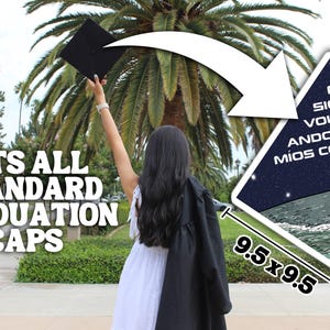 Rauw Alejandro Graduation Cap | PRINTED Grad Cap Topper | Last Minute ...