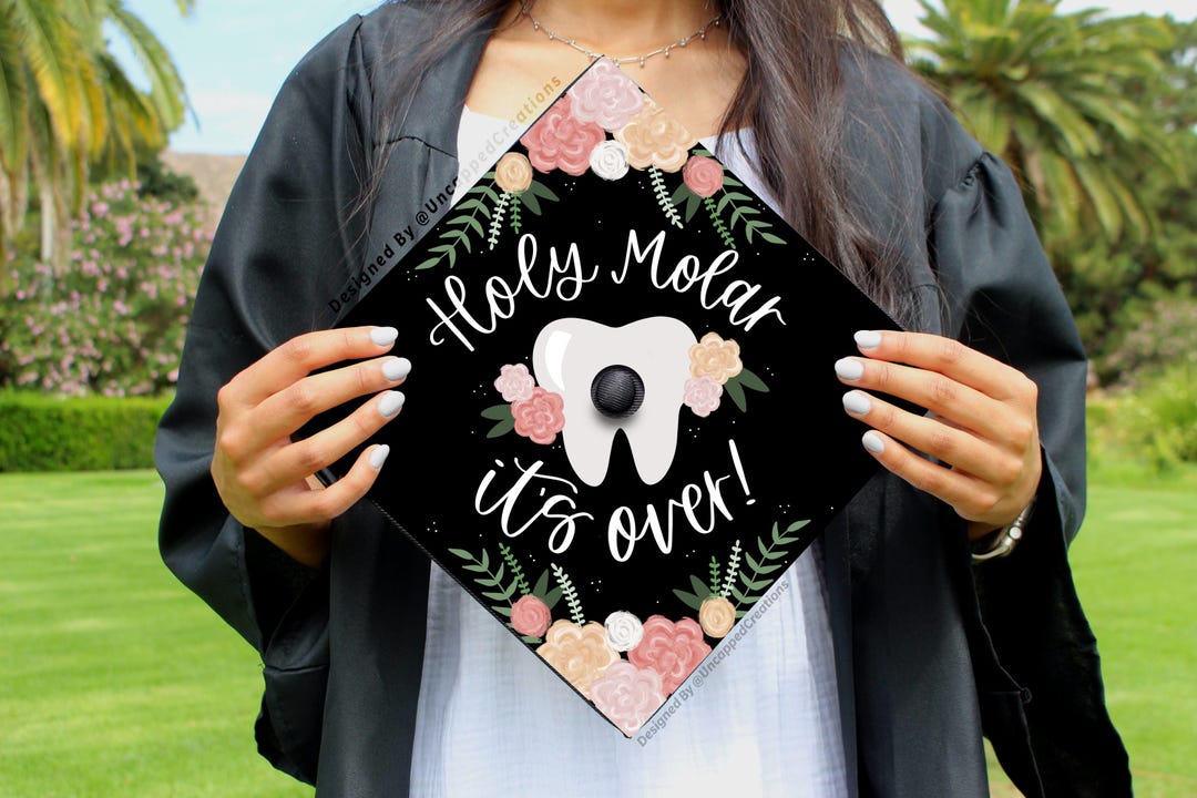 Dmd Grad Caps Dental Assistant Graduation Cap | PRINTED Grad Cap Topper | Last Minute ...