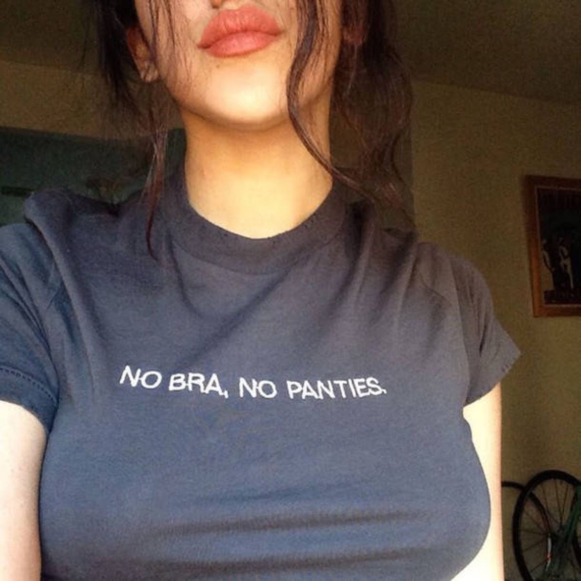 No Bra No Panties T Shirt Etsy Australia 