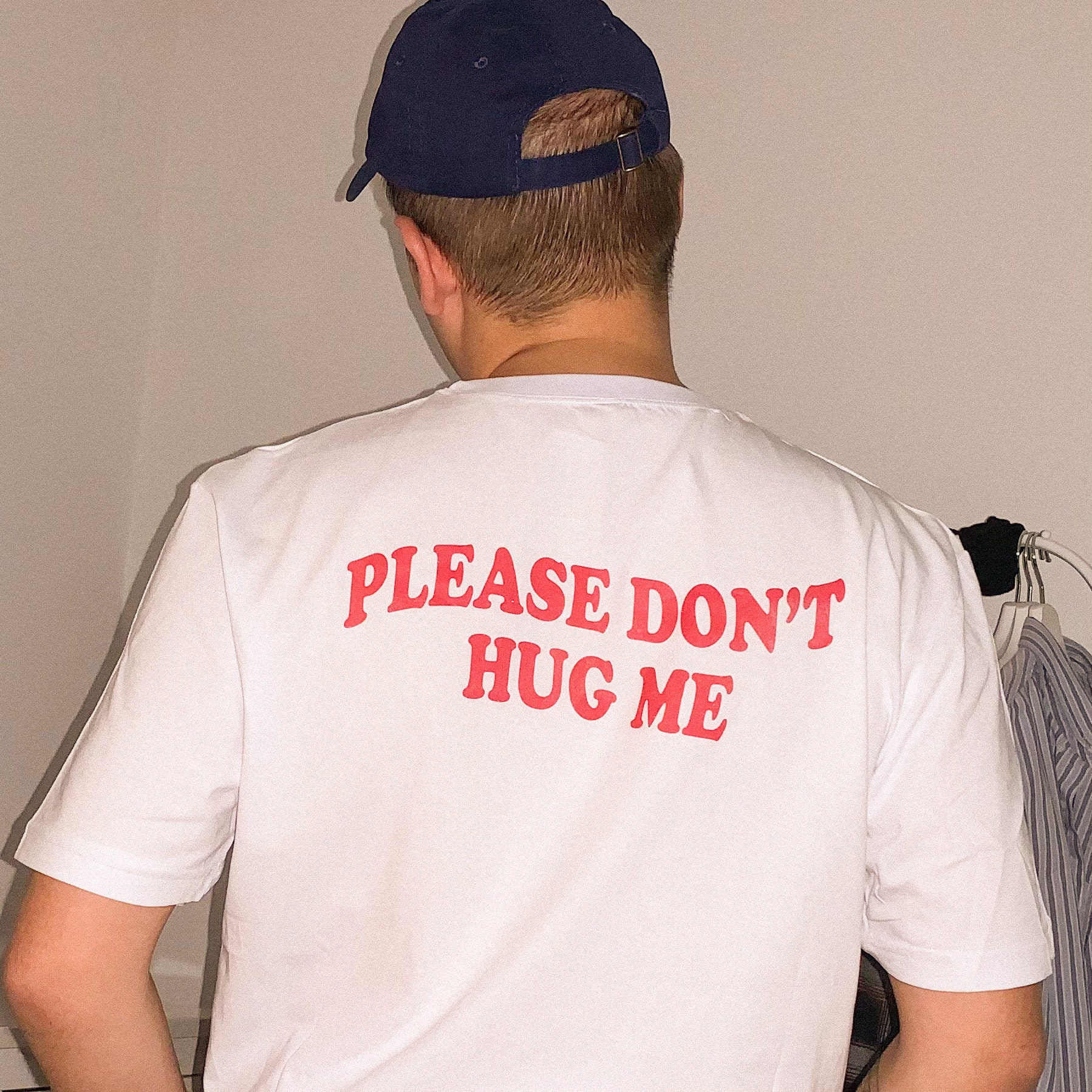 Please Don't Hug Me T-shirt - Etsy