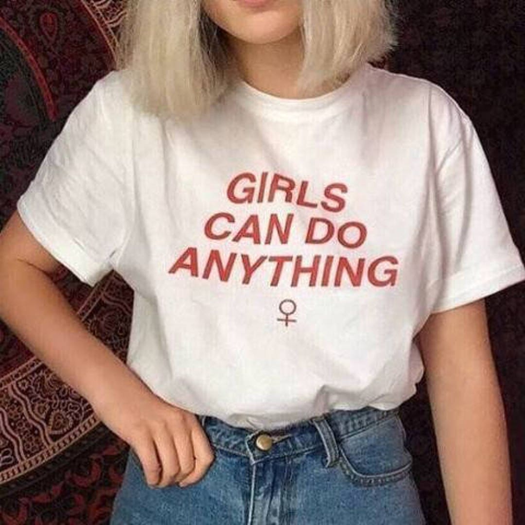 Girls Can Do Anything T-shirt - Etsy