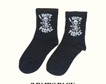 I Hate People Socks (3 Pairs Pack)
