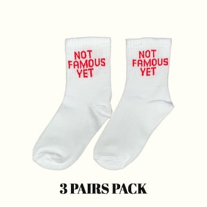 Chaussettes Not Famous Yet (Lot de 3)