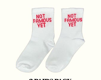 Not Famous Yet Socks (3 Pairs Pack)