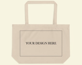 Custom Personalized Large Tote Bag