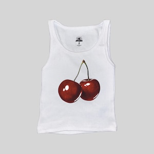 Cherry Ribbed Tank - Etsy