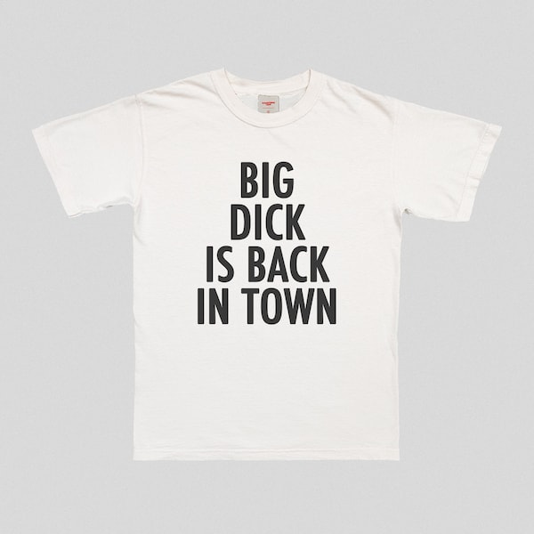 Big Dick Back Shirt - Etsy