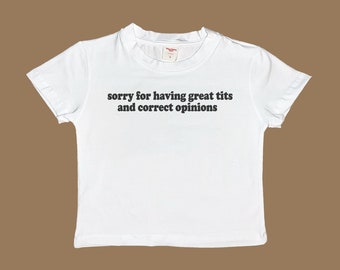 Grote tieten & meningen baby T-shirt