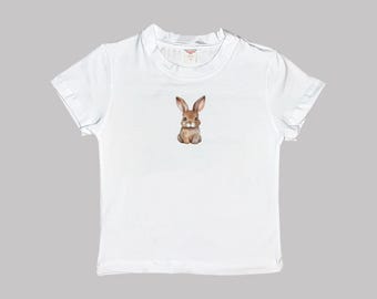 Rabbit Baby Tee Crop Top Shirt Graphic