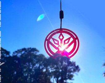 Thrawn Chimaera Rear View Mirror Hanging Charm Red Acrylic