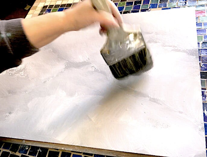 Faux Marble Tutorial Diy Countertop Painting Laminate