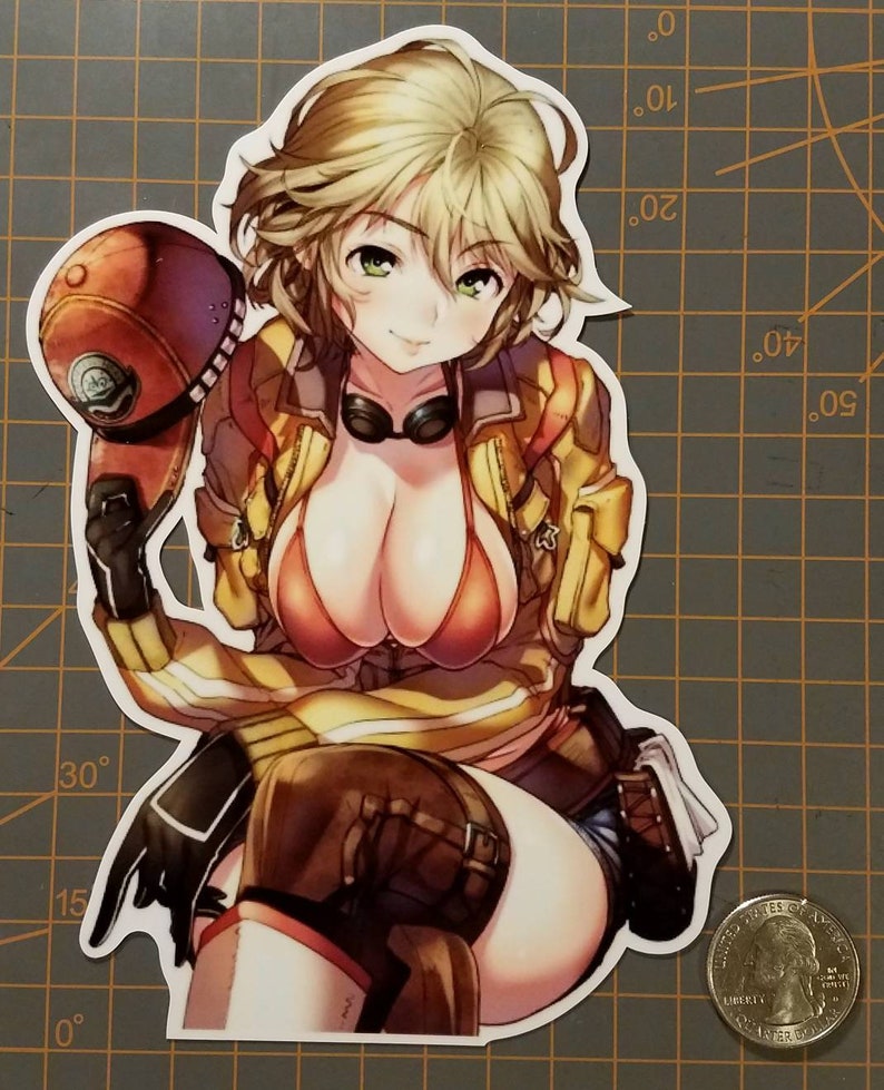 Final Fantasy Cindy Aurum Sticker Sexy