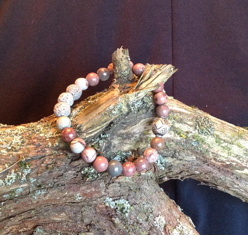 Coffee Bean Jasper Aromatherapy Bracelet