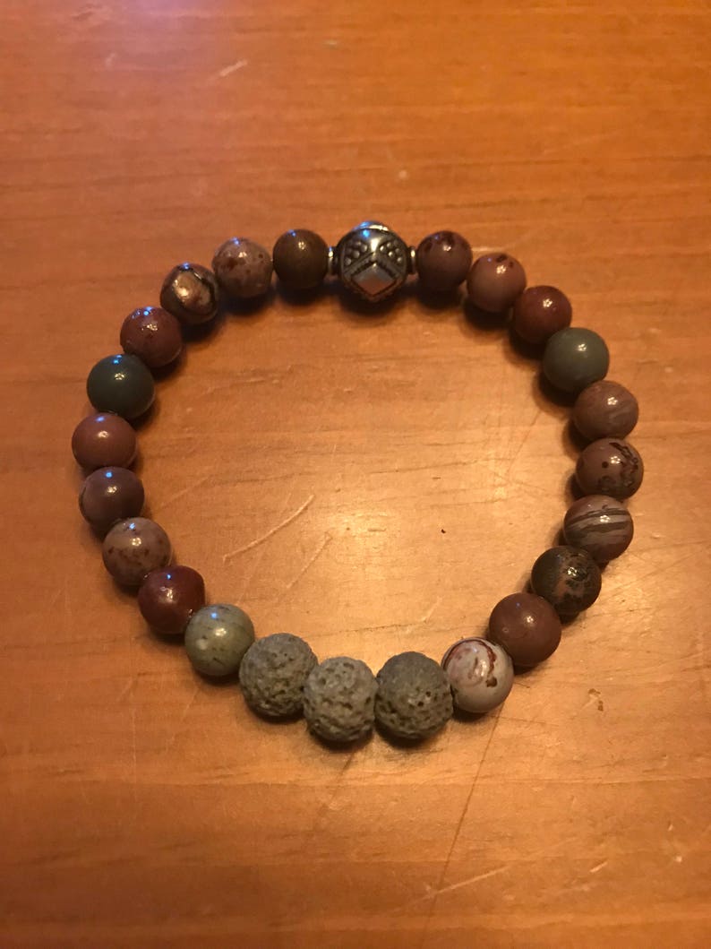 Coffee Bean Jasper Aromatherapy Bracelet