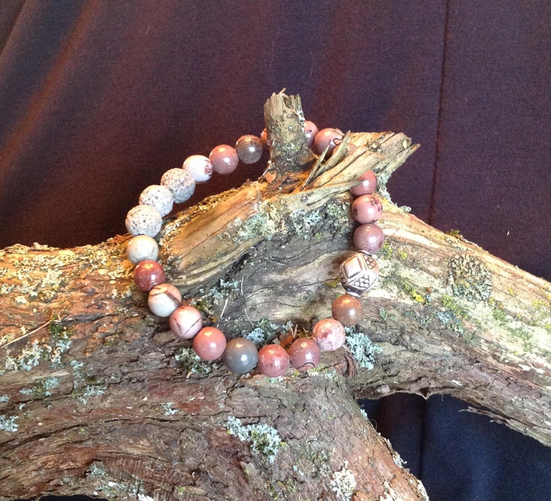 Coffee Bean Jasper Aromatherapy Bracelet