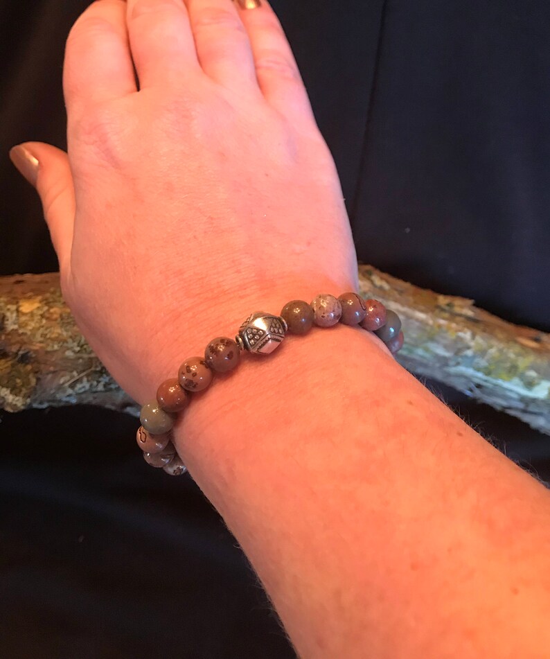 Coffee Bean Jasper Aromatherapy Bracelet