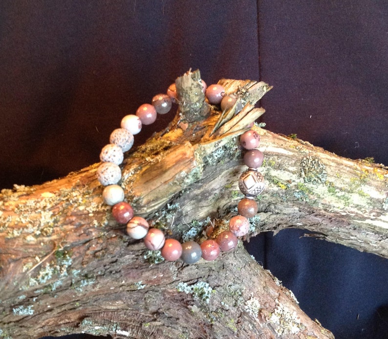 Coffee Bean Jasper Aromatherapy Bracelet
