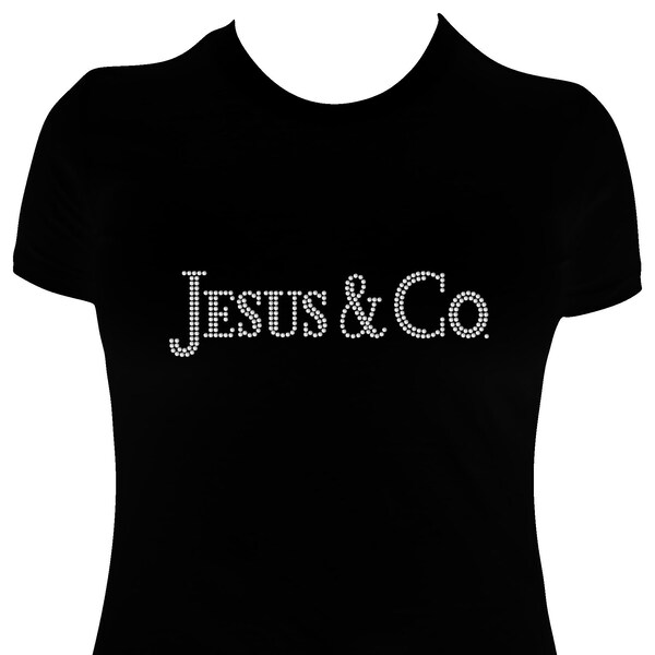 Bling Crying Jesus Graphic Tee-529