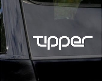 Tipper DJ Vinyl Decal, EDM, Car, Laptop, Phone, Window, Bumper Sticker,Rave,Music /Multiple Colors